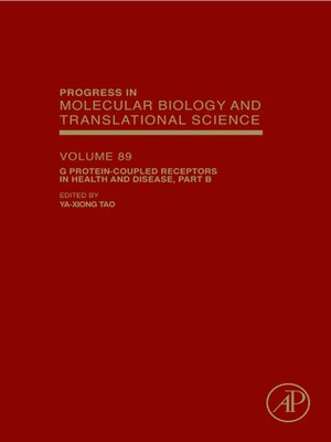 cover image of G Protein-Coupled Receptors in Health and Disease, Part B